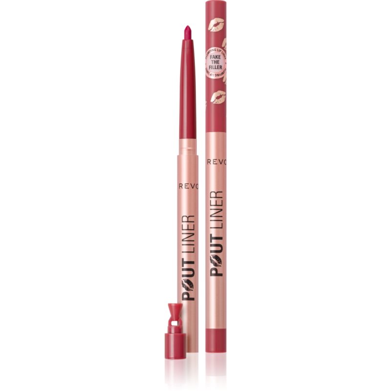 Makeup Revolution Pout Liner creion contur pentru buze pentru volum maxim culoare Jelly Berry Mauve 0.2 g