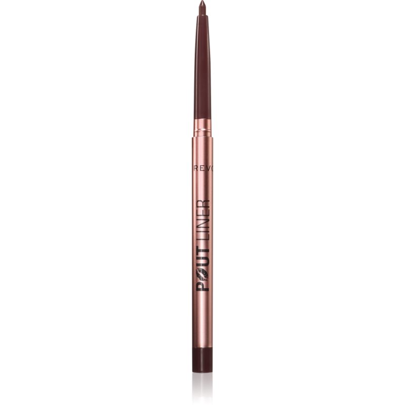 Revolution Pout Liner creion contur pentru buze pentru volum maxim culoare Deepest Mauve 0.2 g