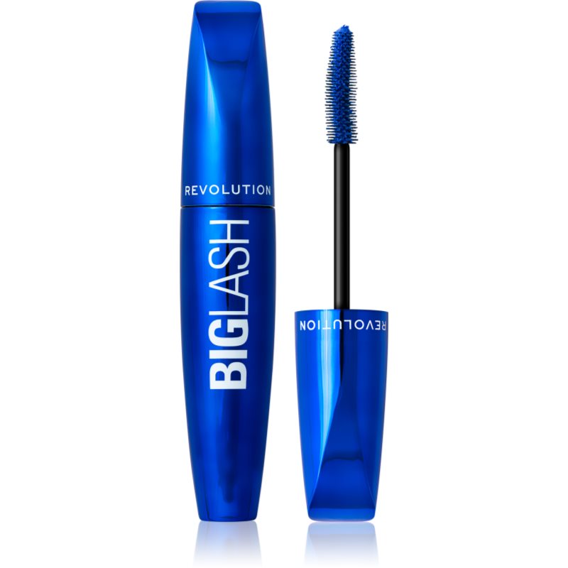 Makeup Revolution Big Lash Volume Mascara pentru volum si lungire culoare Blue 8 ml