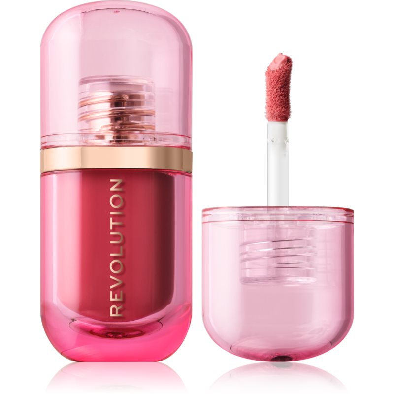 Makeup Revolution Superdewy Blush Burst fard de obraz lichid culoare Strawberry Milkshake Cool Pink 4.2 ml