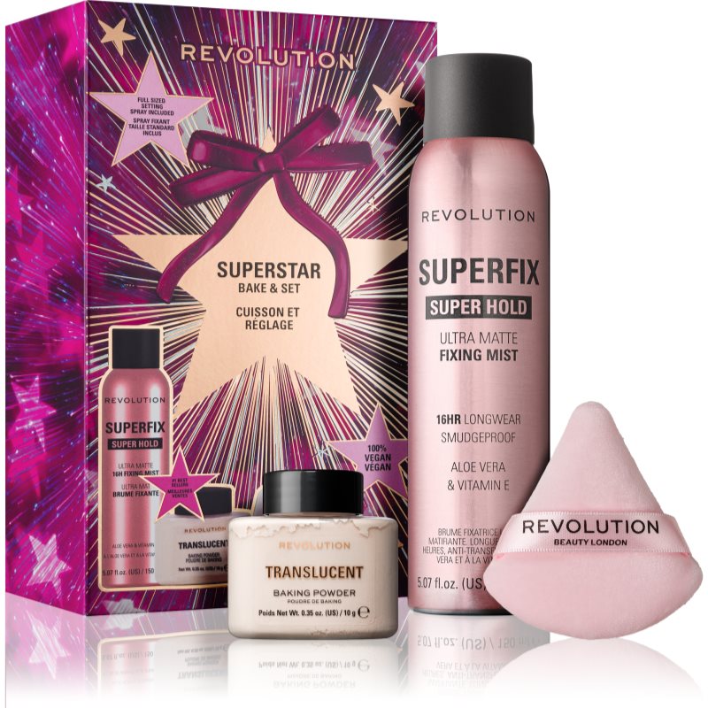 Makeup Revolution Xmas 2025 Superstar set cadou de Crăciun faciale