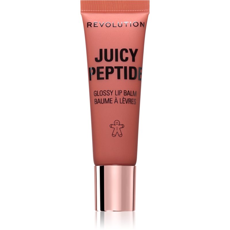 Makeup Revolution Xmas 2025 Juicy Peptide balsam de buze cu peptide culoare Gingerbread 8 ml
