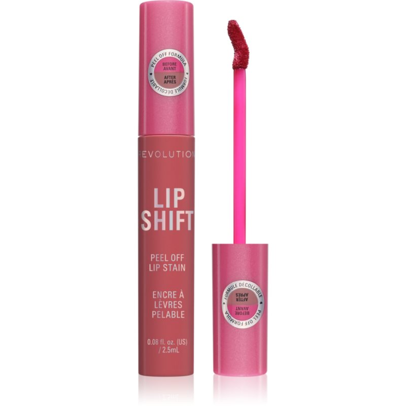 Revolution Lip Shift Peel Off Lip Stain ruj culoare Stellar Rose 2.5 ml