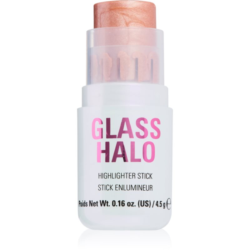 Revolution Glass Halo Highlighter Stick iluminator stick culoare Rose Glow 4.5 g