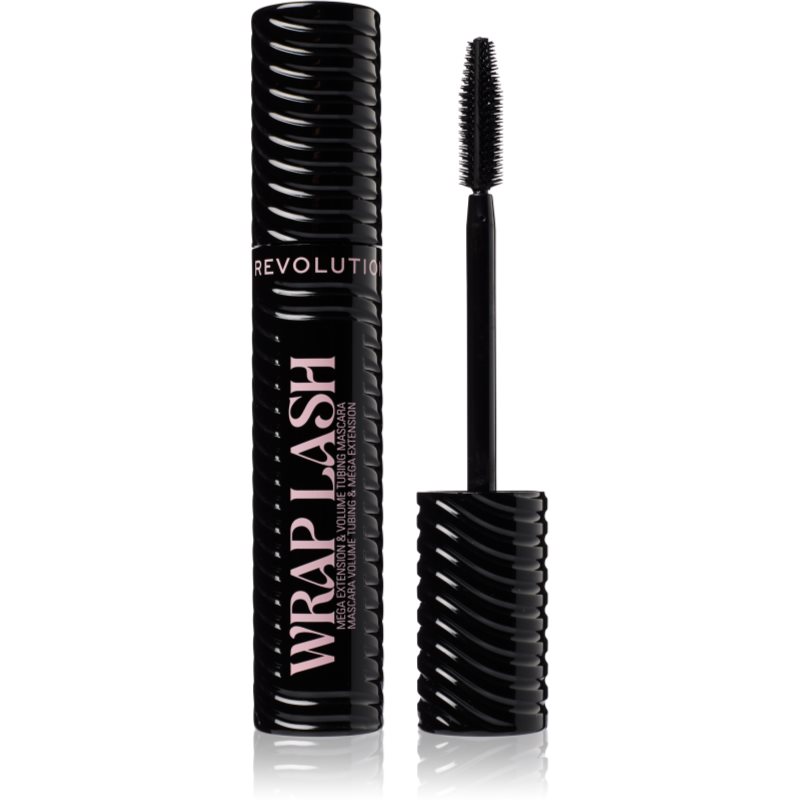 Revolution Wrap Lash mascara cu efect de volum culoare Ultra Black 8.5 ml