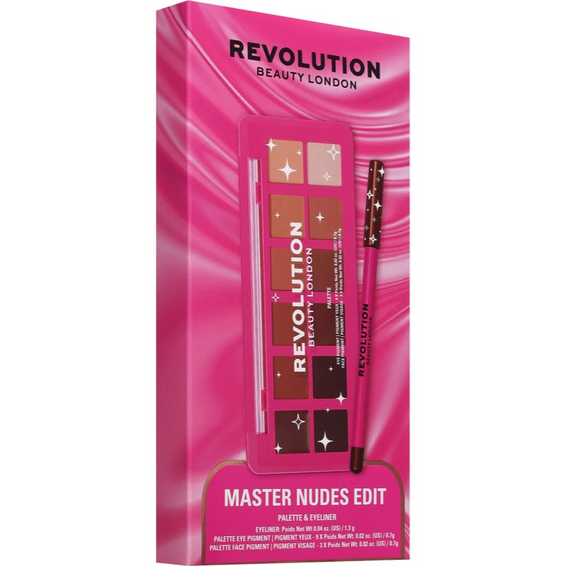 Revolution Master Nudes Edit set cadou pentru ochi pentru femei 1 buc
