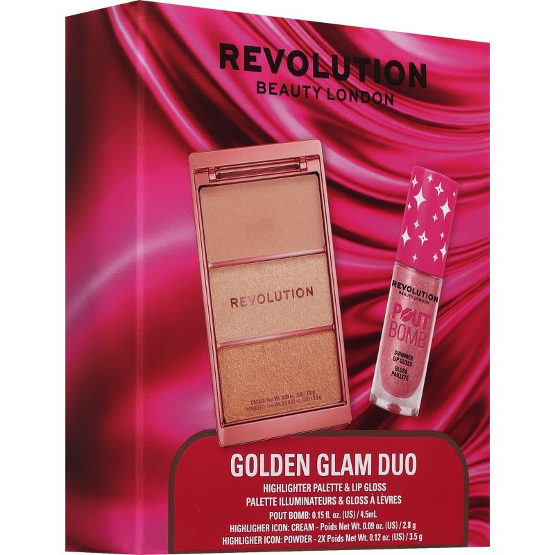 Revolution Golden Glam Duo set cadou pentru femei 1 buc