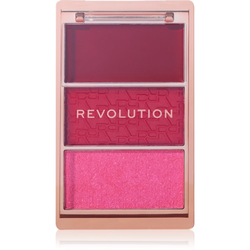 Makeup Revolution Blush Icon Palette paleta fard de obraz culoare My Cherry Truth 9.8 g
