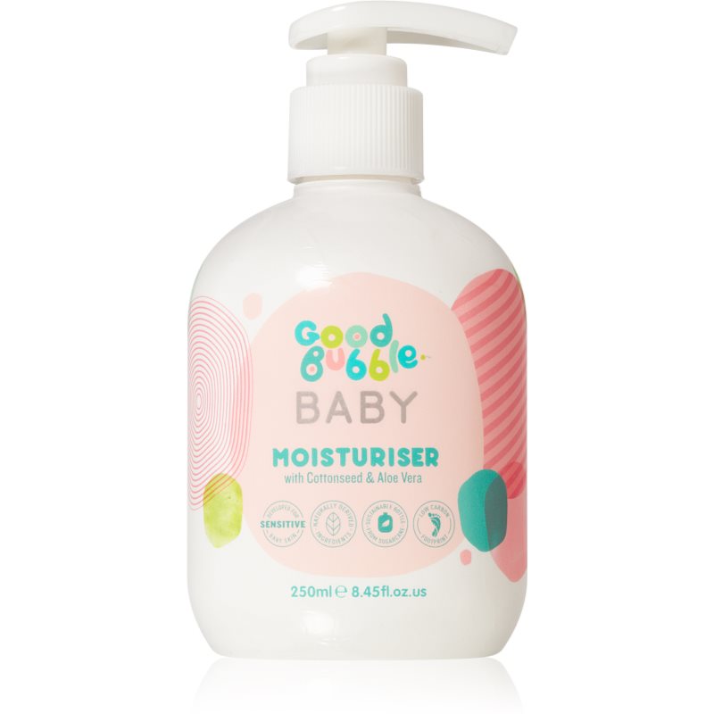 Good Bubble Baby Moisturiser Crema hidratanta pentru fata si corp pentru nou-nascuti si copii Cottonseed & Aloe Vera 250 ml