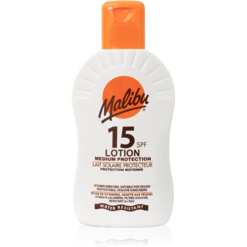 Malibu Lotion Medium Protection lapte protector SPF 15 200 ml