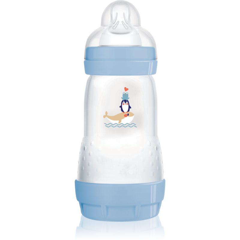 MAM Anti-Colic Bottle Blue biberon pentru sugari 2m+ 260 ml