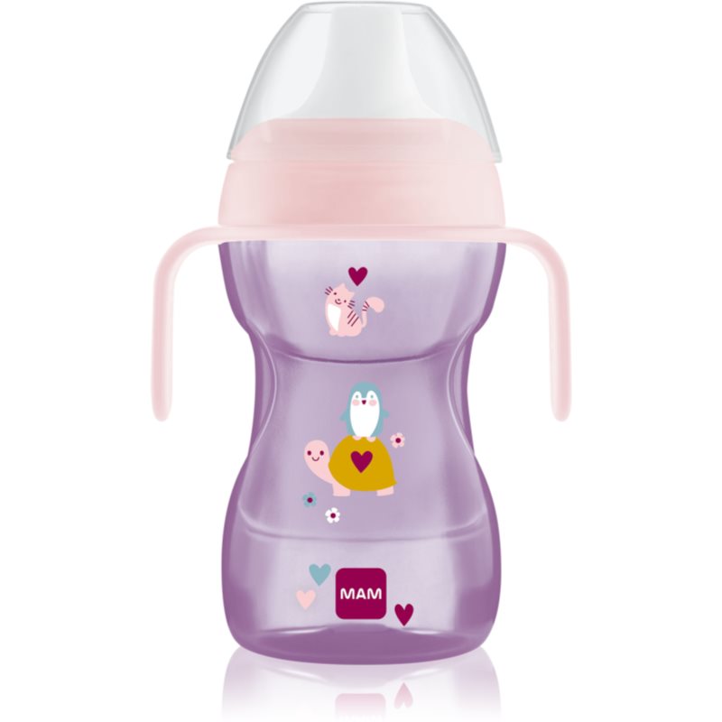 MAM Fun to Drink Cup cană pentru antrenament Pink 270 ml