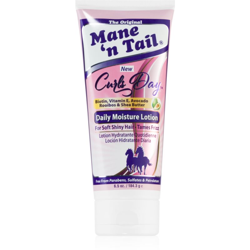 Mane \'N Tail Curls Day Daily Moisture Lotion tratament de hidratare fara clatire pentru par fin 192 ml