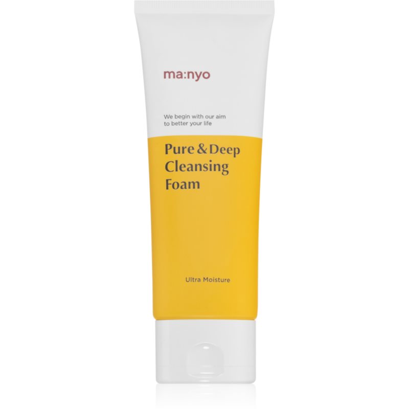 ma:nyo Pure Cleansing Foam spuma demachianta cu o textura cremoasa pentru curatare profunda 100 ml