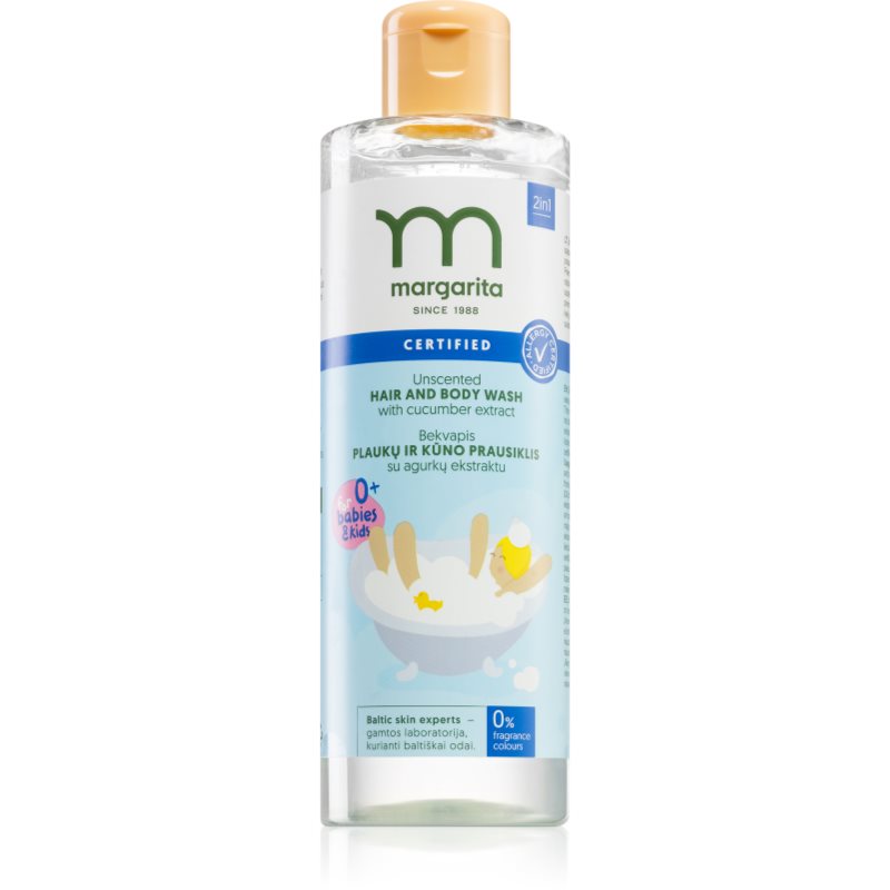 Margarita Hair and Body gel de duș pentru corp și păr 2 in 1 pentru copii 250 ml