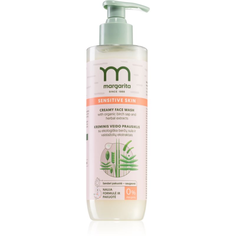 Margarita Sensitive Skin cremă de curățare faciale 250 ml