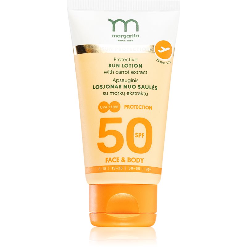 Margarita Protective loțiune de protecție solară corp si fata SPF 50 50 ml