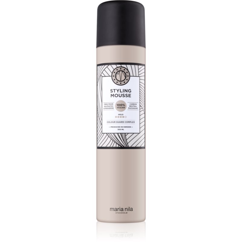 Maria Nila Style & Finish Styling Mousse fixativ de păr pentru volum, cu fixare medie Styling Mousse 300 ml