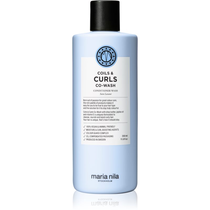 Maria Nila Coils & Curls Co-Wash sampon si balsam pentru par ondulat si cret 350 ml