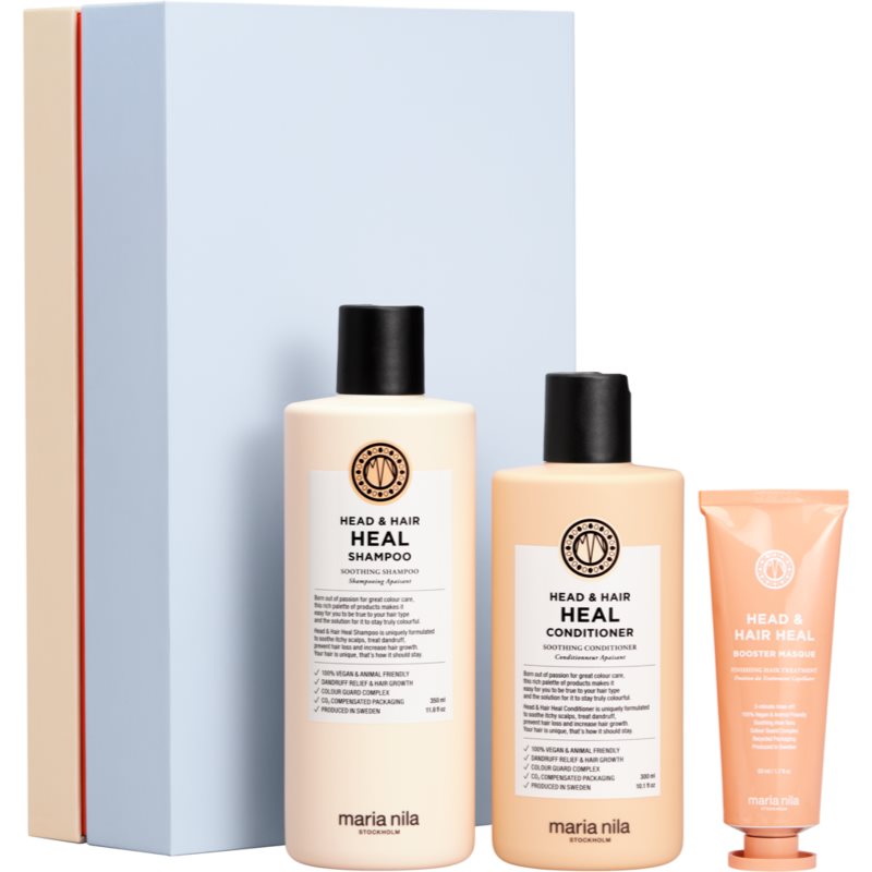 Maria Nila Head & Hair Heal Holiday Box set cadou (pentru piele sensibila)