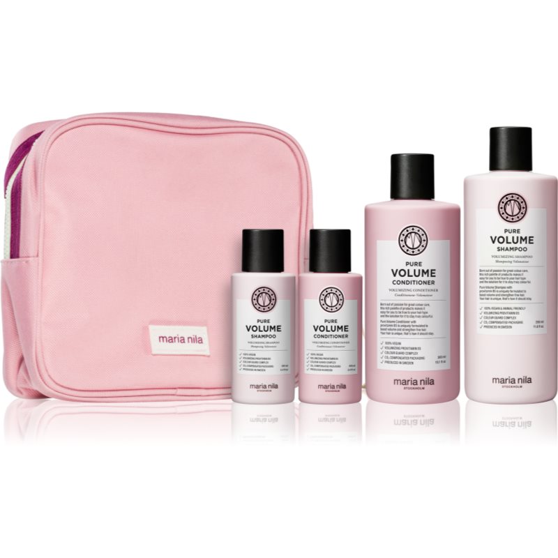 Maria Nila Pure Volume Beauty Bag set cadou pentru păr cu volum