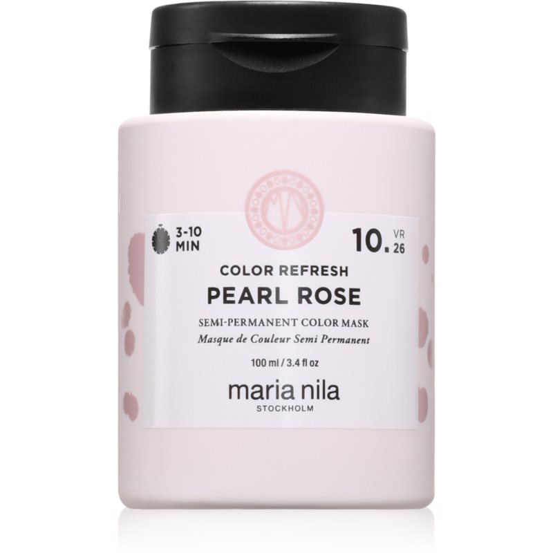 Maria Nila Colour Refresh mască fină de hrănire fără pigmenți permanenți de culoare culoare Pearl Rose 10.26 100 ml