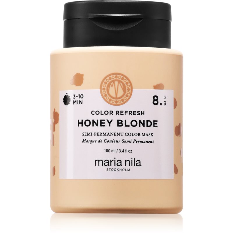 Maria Nila Colour Refresh mască colorantă culoare Honey Blonde 8.3 100 ml