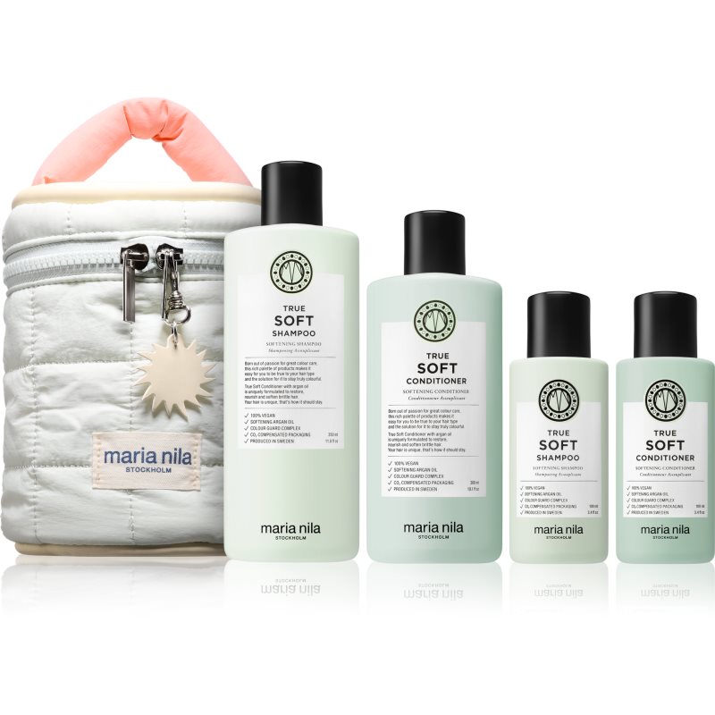 Maria Nila True Soft Beauty Bag set cadou pentru par uscat
