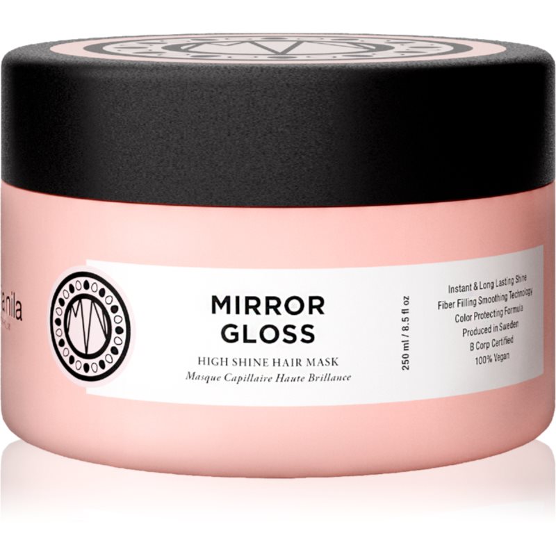 Maria Nila Mirror Gloss Mask mască hrănitoare profundă pentru un par stralucitor si catifelat 250 ml