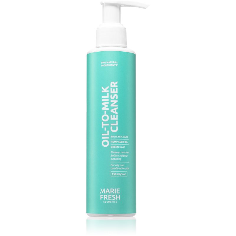 Marie Fresh Cosmetics Oil-To-Milk Cleanser ulei demachiant pentru ten gras și mixt 150 ml