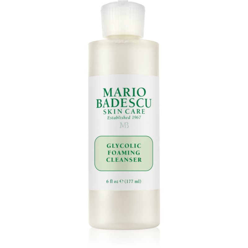 Mario Badescu Glycolic Foaming Cleanser gel spumant de curatare pentru definirea pielii 177 ml