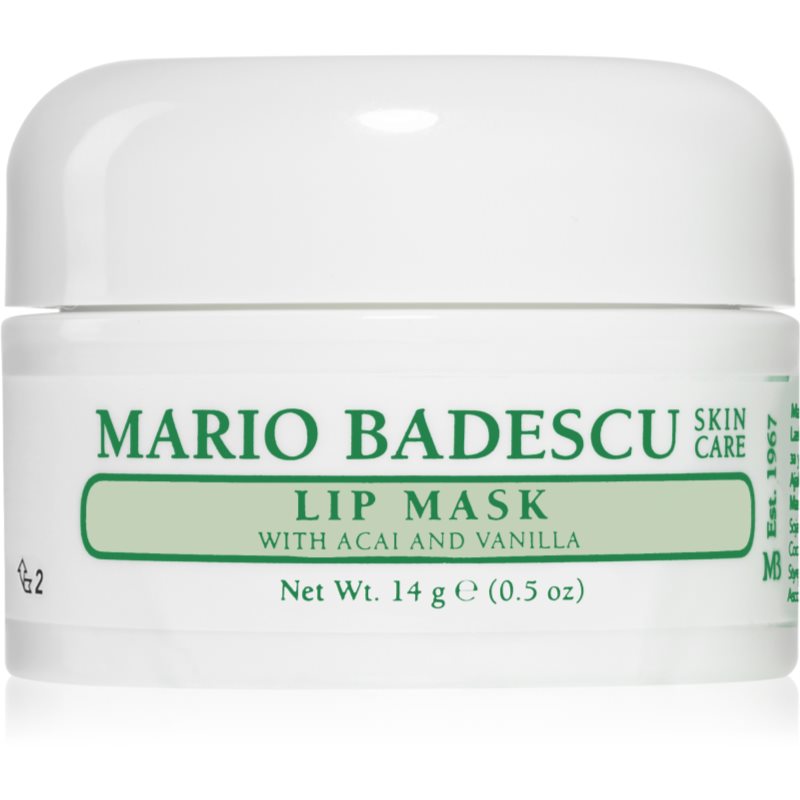 Mario Badescu Lip Mask with Acai and Vanilla Masca de noapte de buze 14 g