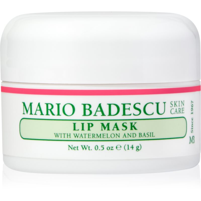 Mario Badescu Lip Mask with Watermelon and Basil mască hidratantă pentru buze 14 g