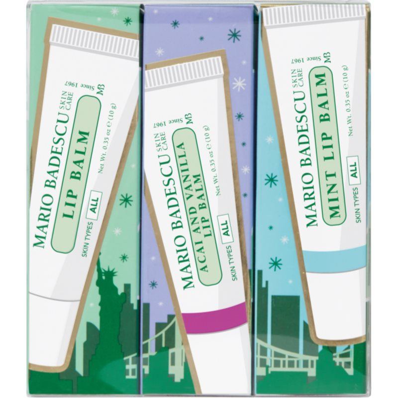 Mario Badescu Lip Balm Trio set cadou de buze