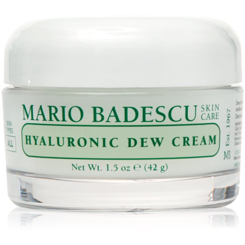 Mario Badescu Hyaluronic Dew Cream gel crema hidratant oil free 42 g