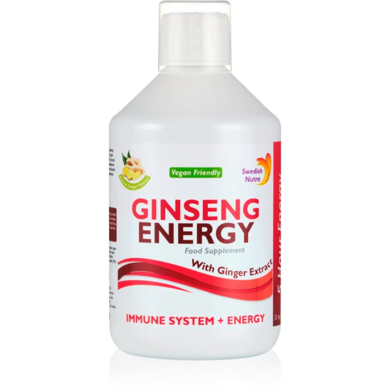 Swedish Nutra Ginsen Energy băutură pentru susținerea imunității și atenuarea oboselii și a epuizării aroma Ginger 500 ml Swedish Nutra Ginsen Energy băutură pentru susținerea imunității și atenuarea oboselii și a epuizării aroma Ginger 500 ml