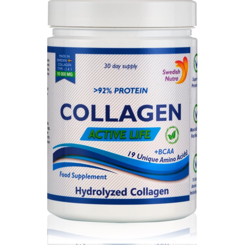 Swedish Nutra Collagen Active Life colagen în pulbere 300 g