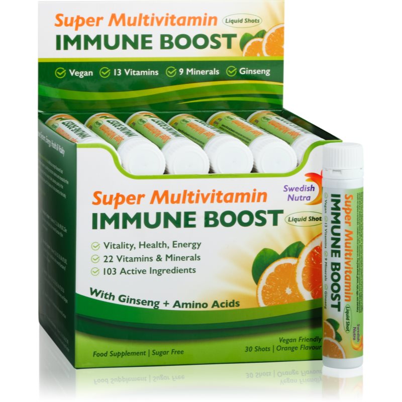 Swedish Nutra Immune Boost fiole în sprijinul sistemului imunitar 30x25 ml