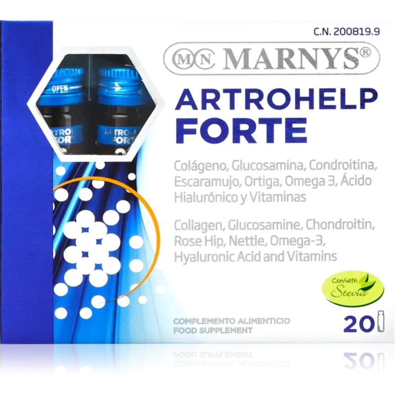 Marnys Artrohelp Forte colagen marin in fiole 20 buc