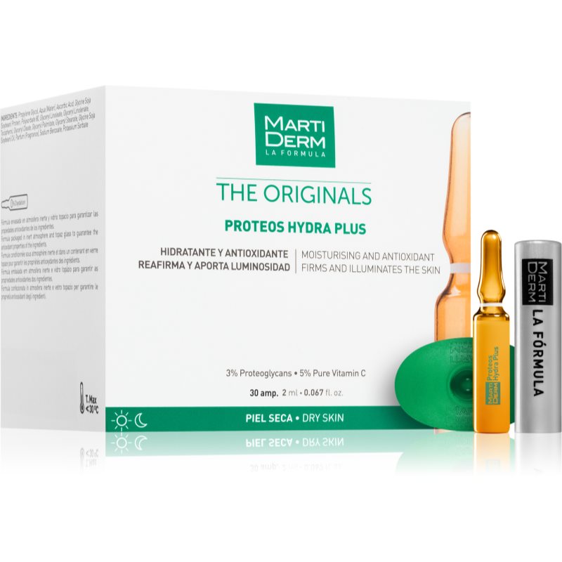 MartiDerm The Originals Protoes Hydra Plus ser cu hidratare intensiva 30x2 ml