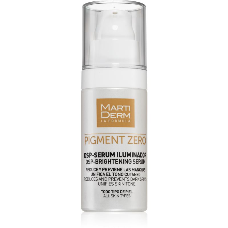 MartiDerm Pigment Zero DSP-Brightening Serum ser iluminator pentru corectia petelor de pigment 30 ml