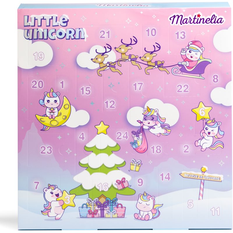 Martinelia Little Unicorn Calendar de Crăciun pentru copii 3+