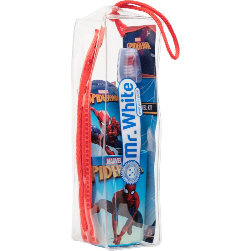 Marvel Spiderman Travel Dental Set set pentru îngrijirea dentară 3y+(pentru copii)