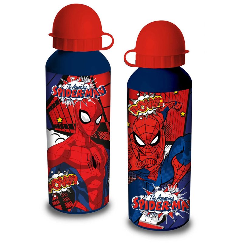 Marvel Spiderman sticlă pentru apă pentru copii culoare Blue 500 ml