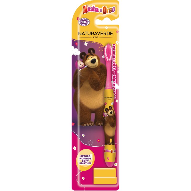 Masha & The Bear Kids periuta de dinti pentru copii 1 buc