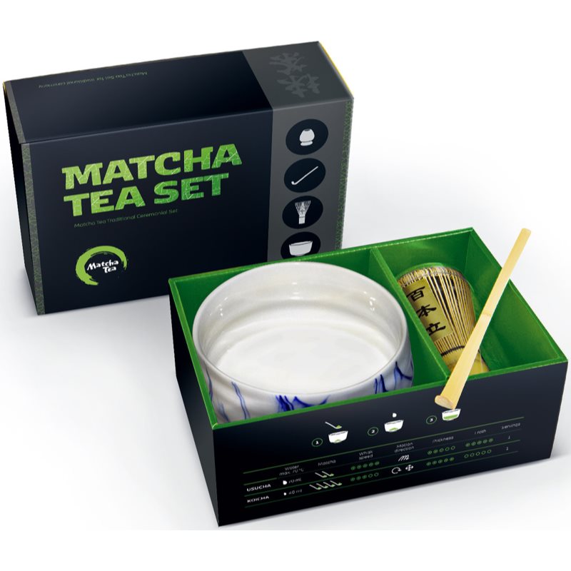 Matcha Tea Matcha Set Hiroki set cadou pentru pregătirea băuturilor Matcha Tea Matcha Set Hiroki set cadou pentru pregătirea băuturilor