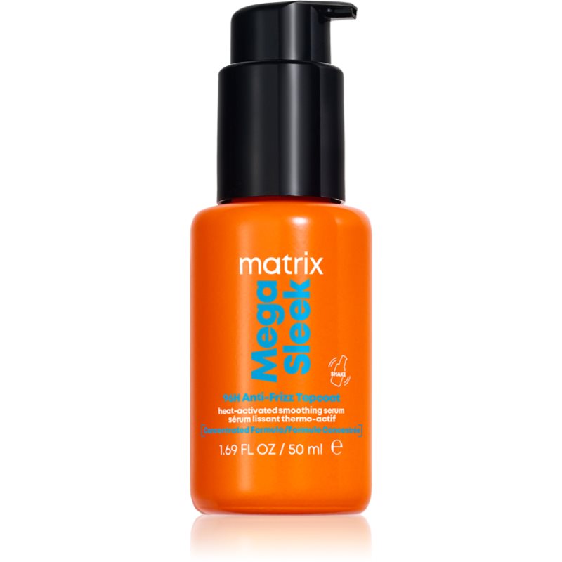 Matrix Mega Sleek 96H Anti-Frizz Topcoat ser de păr pentru par indisciplinat 50 ml