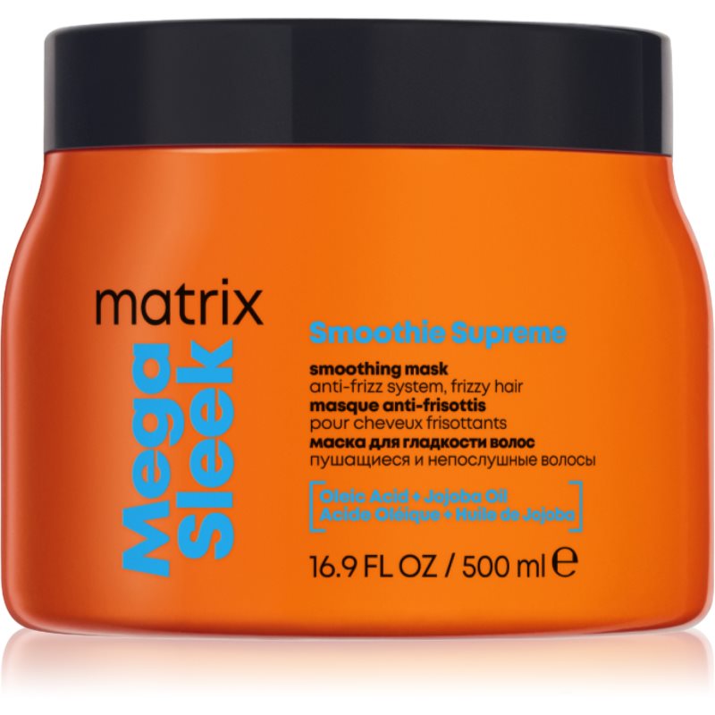 Matrix Mega Sleek Smoothing Mask Masca de par pentru par indisciplinat 500 ml