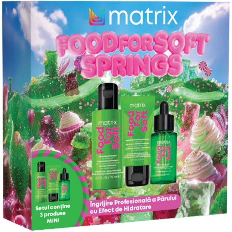 Matrix Food For Soft set cadou pentru hidratare si stralucire