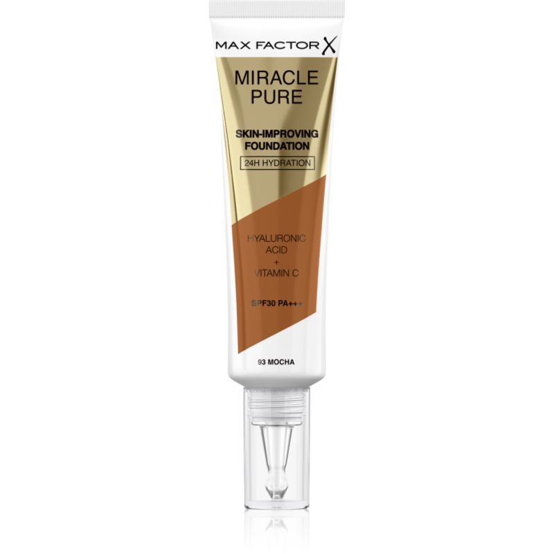 Max Factor Miracle Pure Skin machiaj persistent SPF 30 culoare 93 Mocha 30 ml